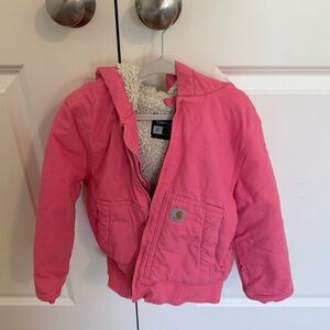 Carhartt Kids Bright Pink Puffer Jacket